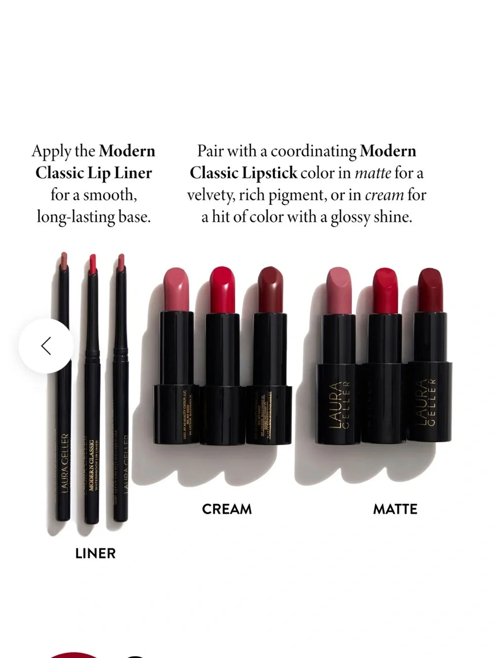 Laura Geller creamy lipstick